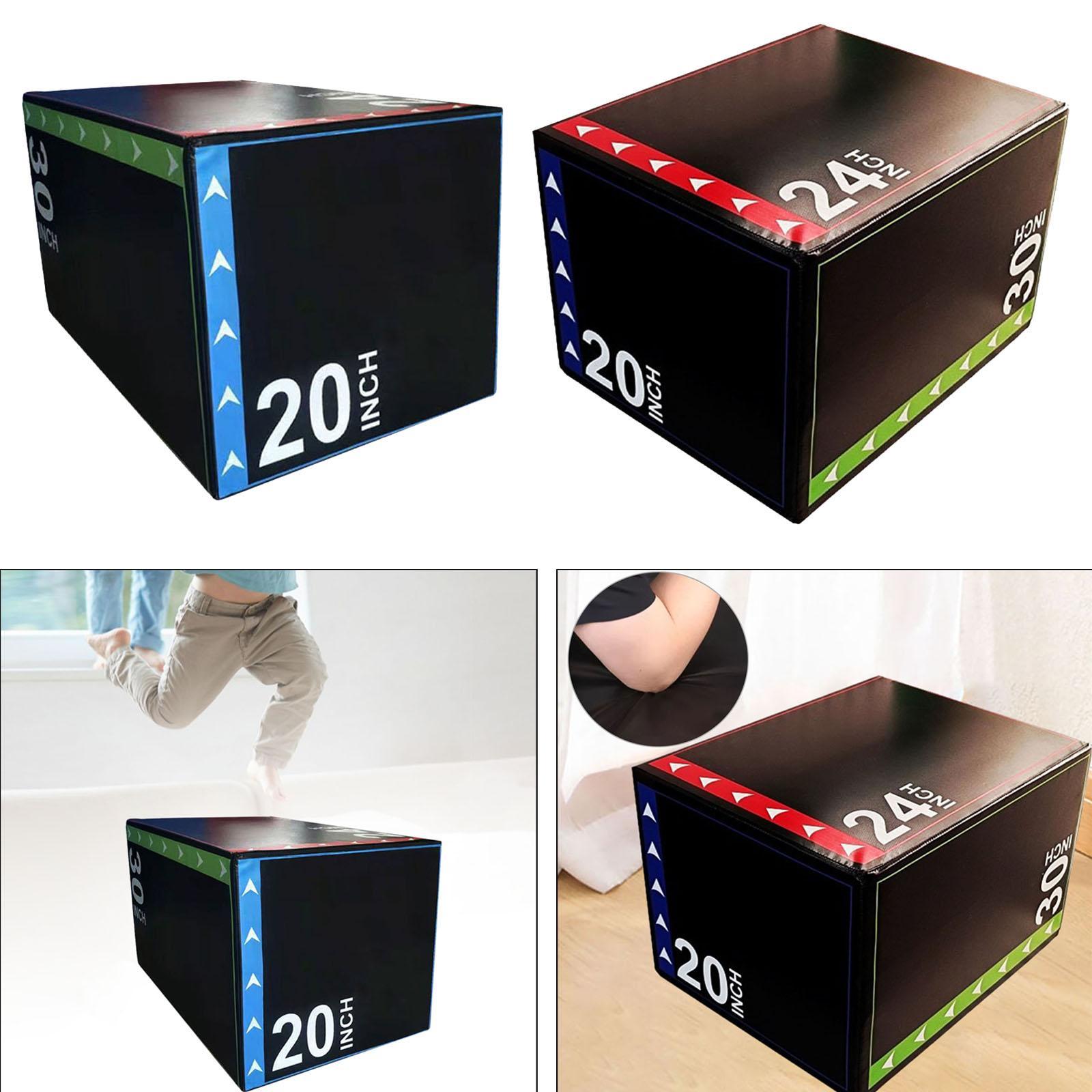 Sports Equipment At Home - กล่องกระโดด 3-in-1 สำหรับฝึกความแข็งแรง การออกกำลังกายแบบคาร์ดิโอ การกระโดด วิ่งเหยียดขา