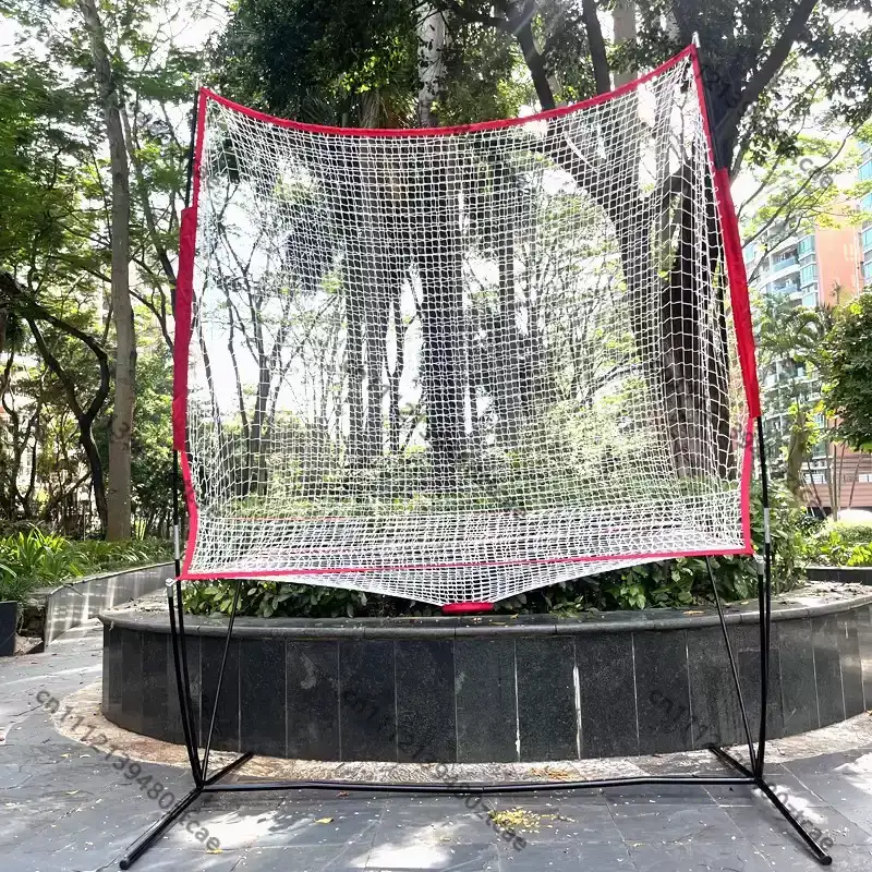 Sports Equipment Trolley - อุปกรณ์เสริมสนามเทนนิสกลางแจ้ง ชุดตาข่ายฝึกซ้อมและรถเข็นเคลื่อนที่ อุปกรณ์ฝึกซ้อมกีฬาที่ใช้งานได้จริง ไม่รวมที