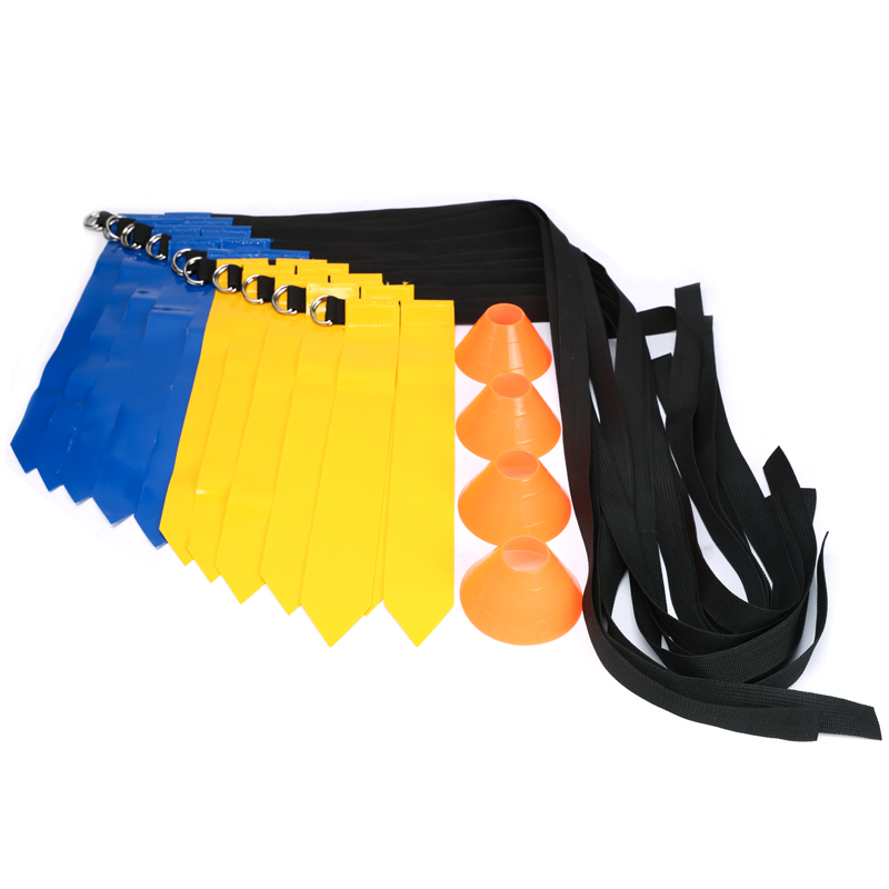 Football Training Cone - ชุดสายรัดเอวป้ายรักบี้แบบปรับได้พร้อมอุปกรณ์แผ่นดิสก์สำหรับการฝึกซ้อมการแข่งขันฟุตบอลแบบหัวเข็มขัดสำหรับฝึกซ้อมฟุตบอลแบบอเมริกัน