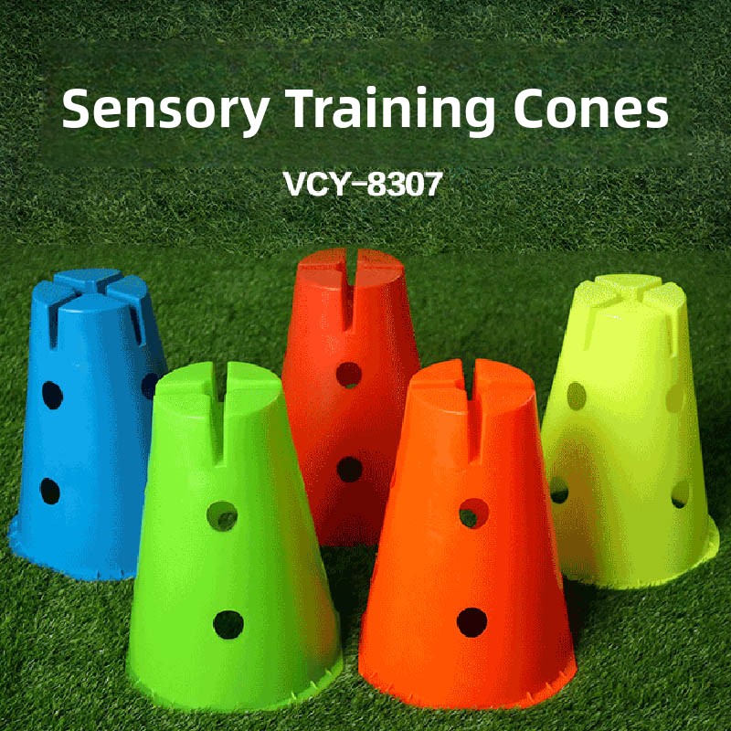 Football Training Cone - อุปกรณ์ฝึกซ้อมกีฬา โคนและเครื่องหมายสำหรับสนามฟุตบอลและบาสเกตบอล สำหรับเด็กอนุบาล รั้วกระโดดขนาดเล็ก อุปกรณ์ออกกำลังกาย