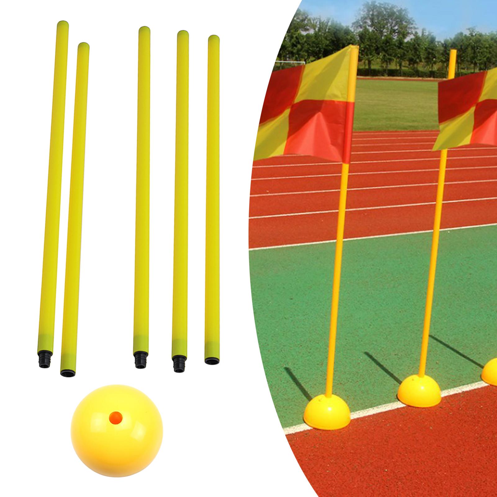 Football Training Cone - การฝึกอบรม MARKER ฟุตบอลป้าย POLE Agility MARKER