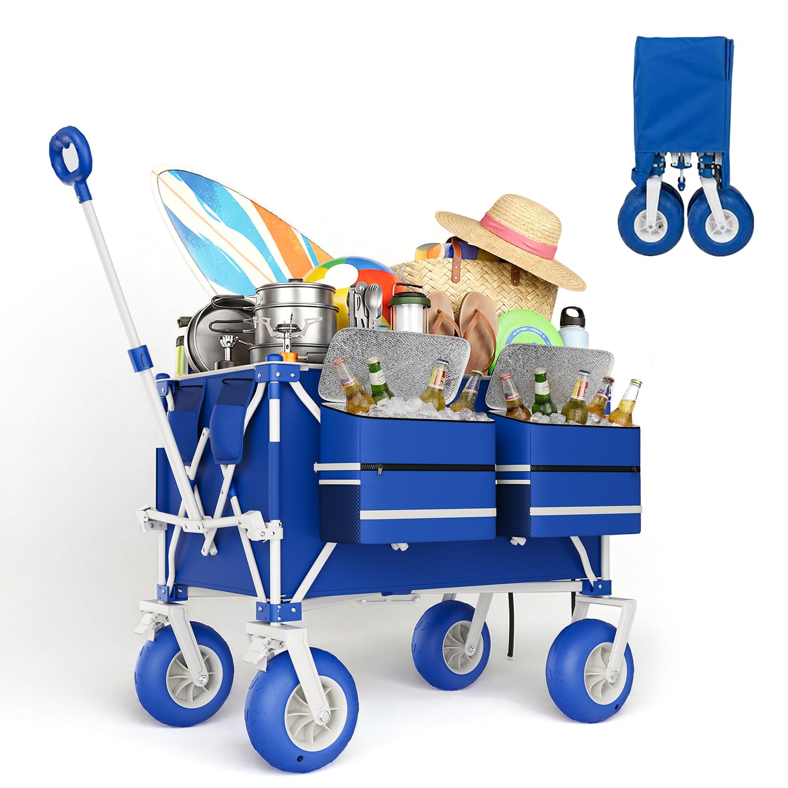 รถเข็นชายหาดแบบพับได้ รับน้ำหน - Sports Equipment Trolley บทวิจารณ์และราคา