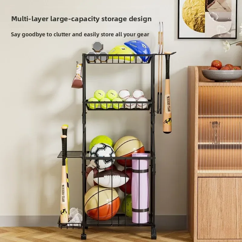 ชั้นวางสำหรับจัดเก็บอุปกรณ์ออก - Sports Equipment Trolley บทวิจารณ์และราคา