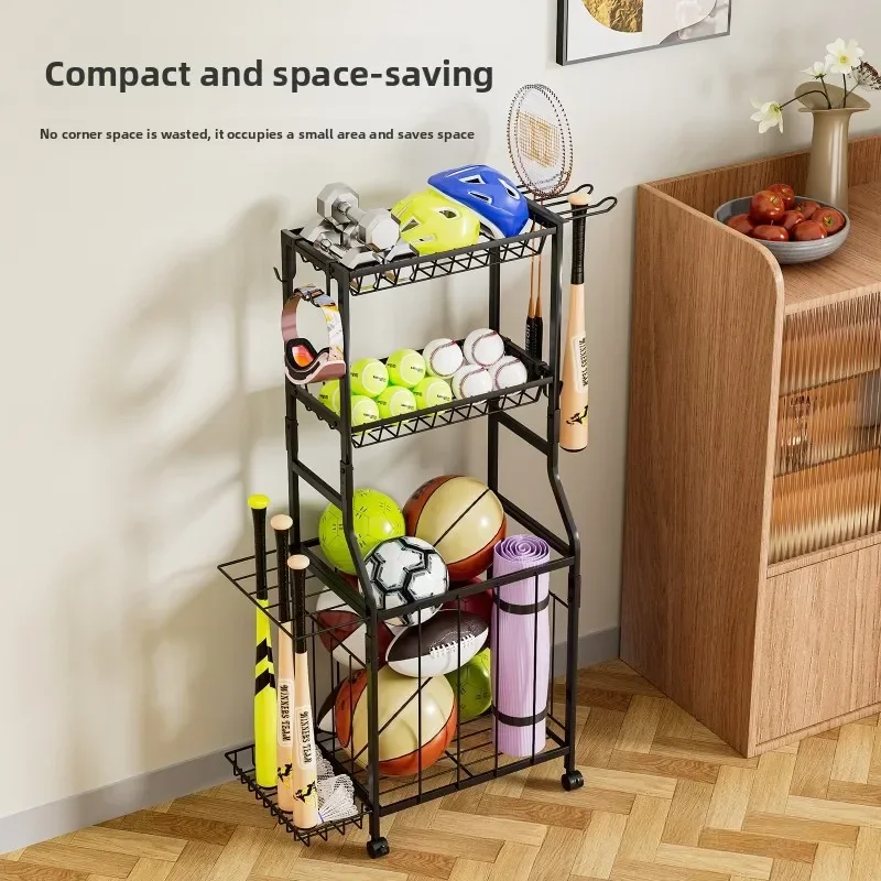 ชั้นวางสำหรับจัดเก็บอุปกรณ์ออก - Sports Equipment Trolley บทวิจารณ์และราคา