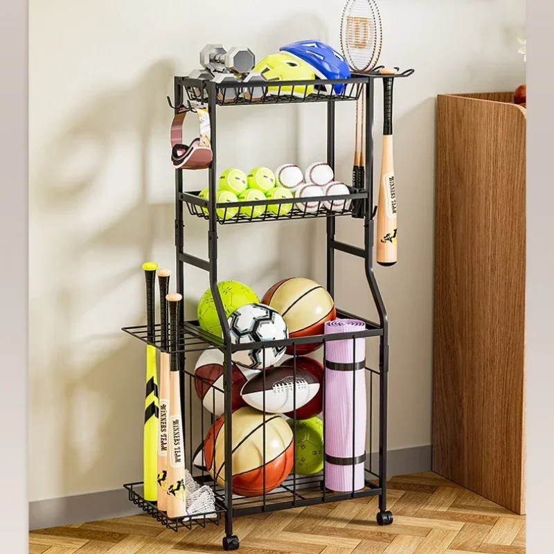 ชั้นวางสำหรับจัดเก็บอุปกรณ์ออก - Sports Equipment Trolley บทวิจารณ์และราคา