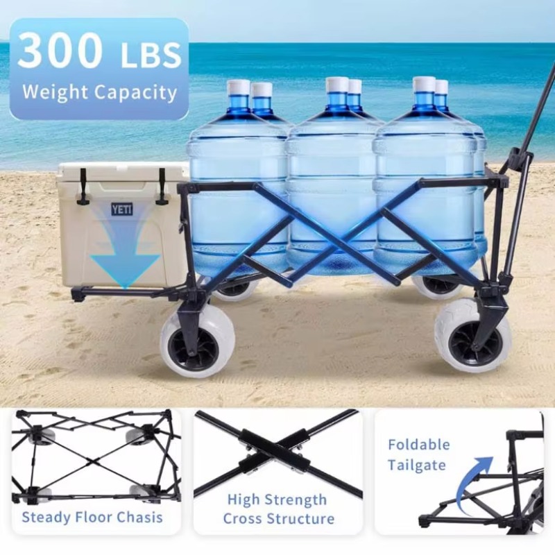 รถเข็นกีฬาขนาดใหญ่แบบพับได้ YT - Sports Equipment Trolley บทวิจารณ์และราคา