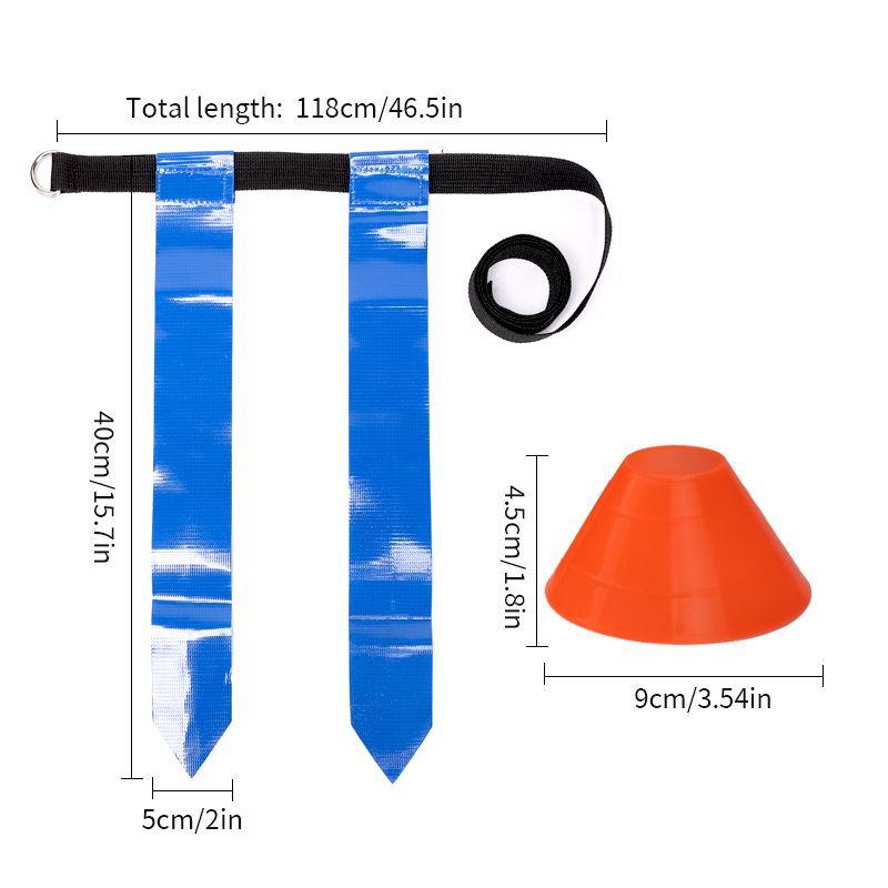 ชุดสายรัดเอวป้ายรักบี้แบบปรับไ - Football Training Cone บทวิจารณ์และราคา
