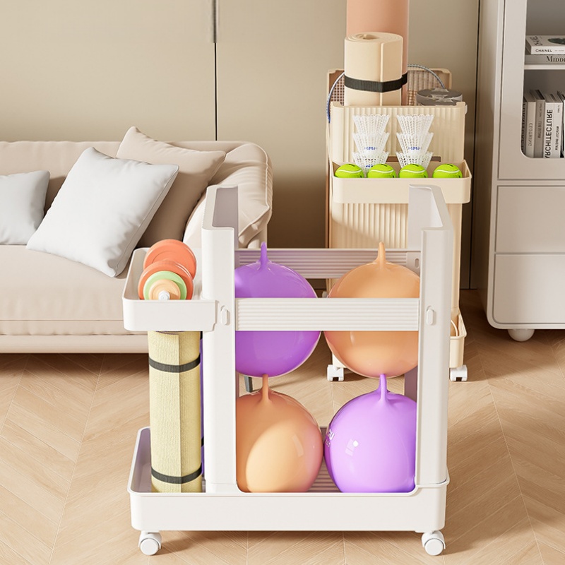 ชั้นวางอุปกรณ์กีฬา ตะกร้าเก็บเ - Sports Equipment Trolley บทวิจารณ์และราคา